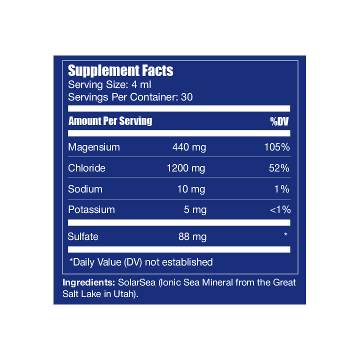 Liquid Magnesium Extra Strength Supplement Facts
